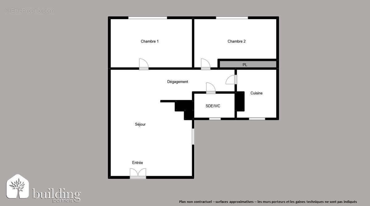 Courbevoie Marceau - Appartement 3 pièces de 52,10 m² - photo 2