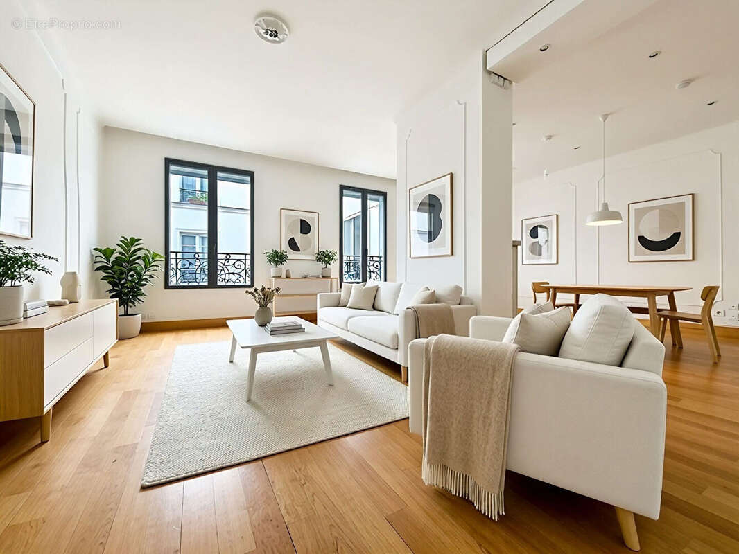 Appartement Paris 3 pièce(s) 92 m2 - photo 4