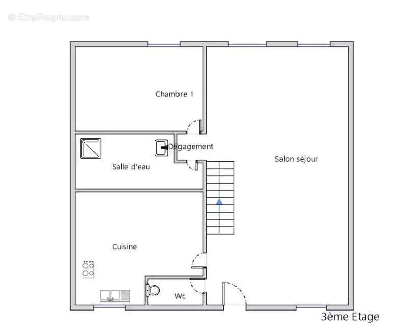 Appartement à PARIS-14E