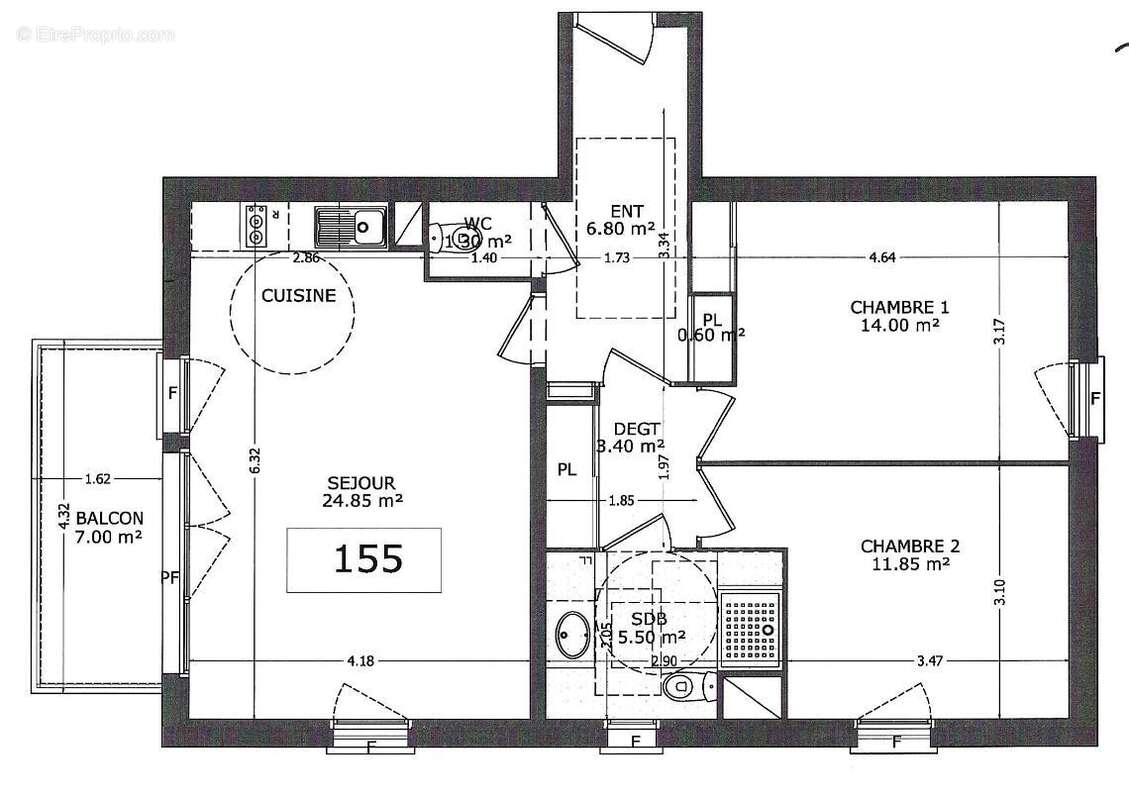 Appartement à CABOURG