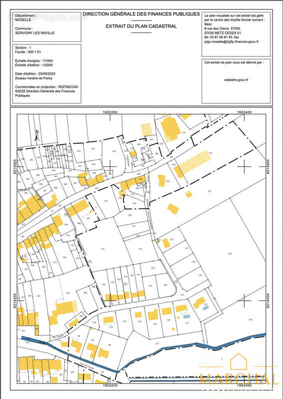 Terrain à SERVIGNY-LES-RAVILLE