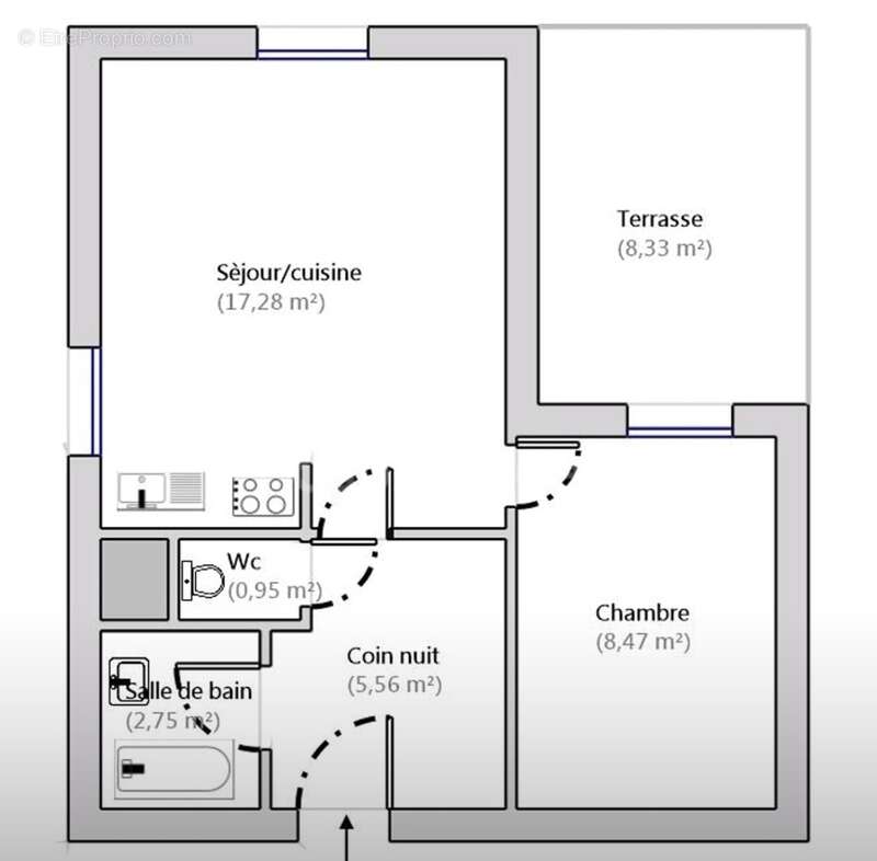 Appartement à vendre 2 pièces SAINT RAPHAEL (83), 2 piscines, golf, gardien, snack, aire de jeux pour enfants !! - photo 6
