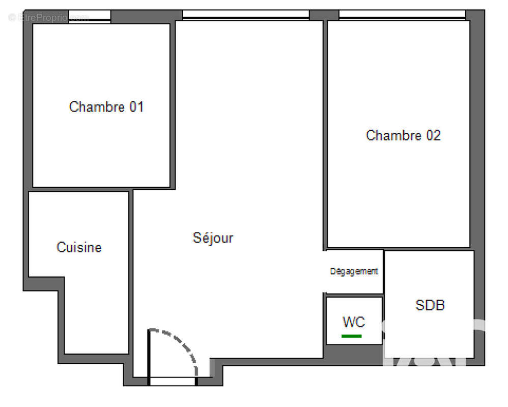 Photo 6 - Appartement à PARIS-19E