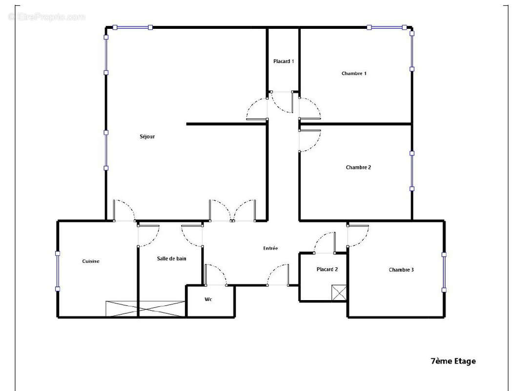 Appartement à AUBERVILLIERS