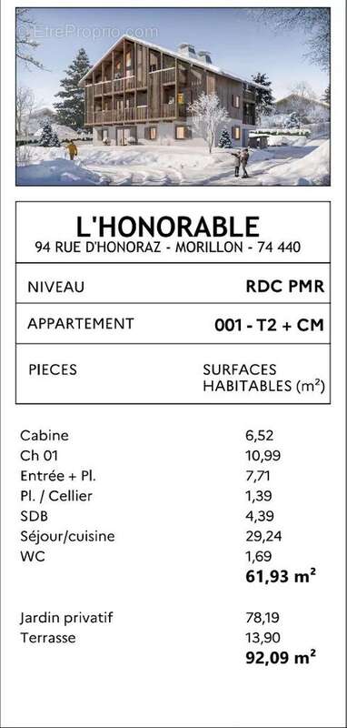 Appartement à MORILLON