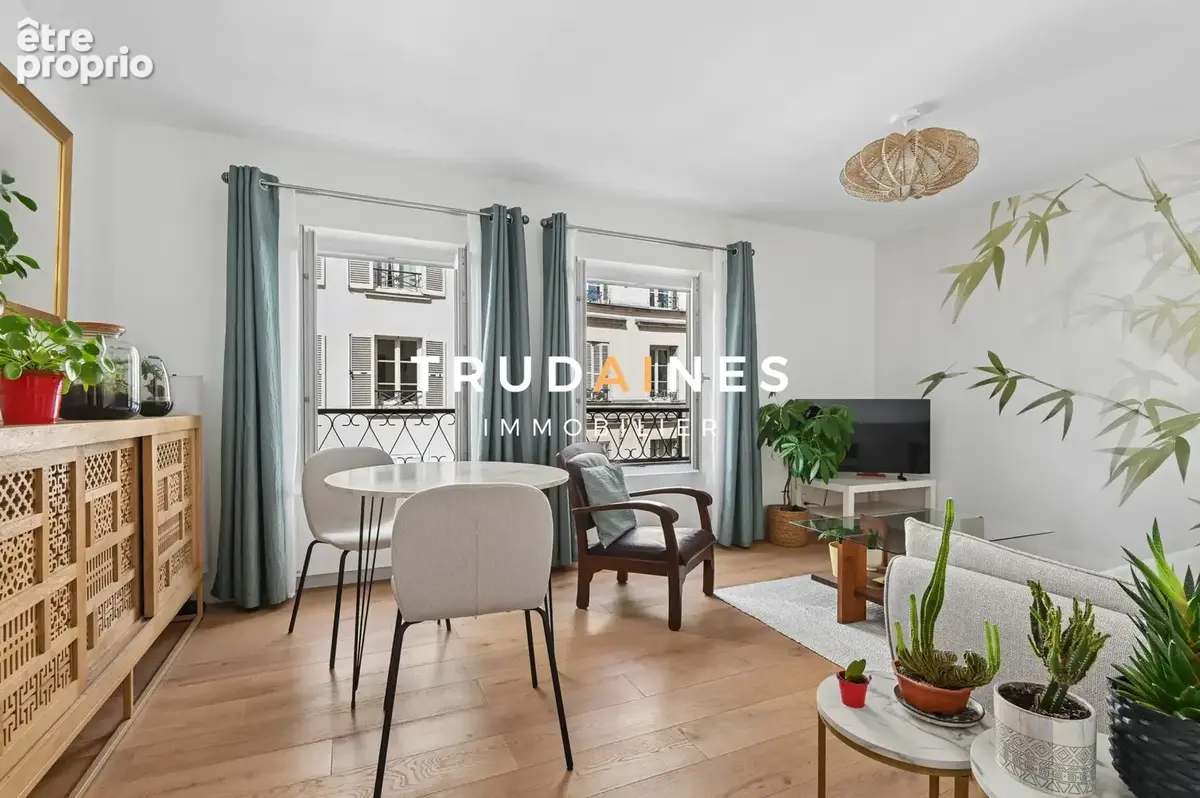 Appart. 3 pièces, 64m2, Batignolles, Paris 17, rénové DPE D - photo 3