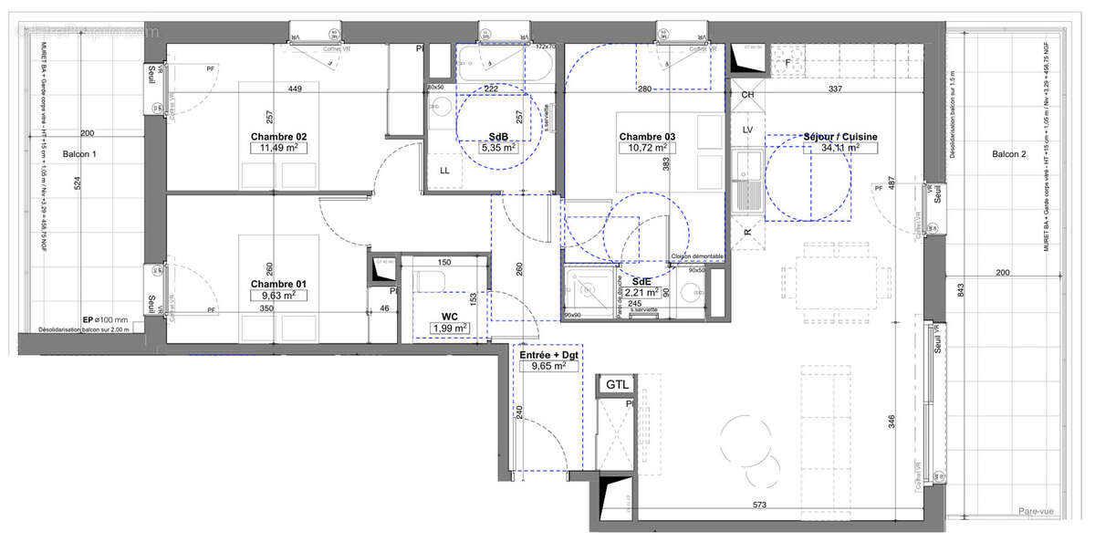 Appartement à SAINT-GENIS-POUILLY