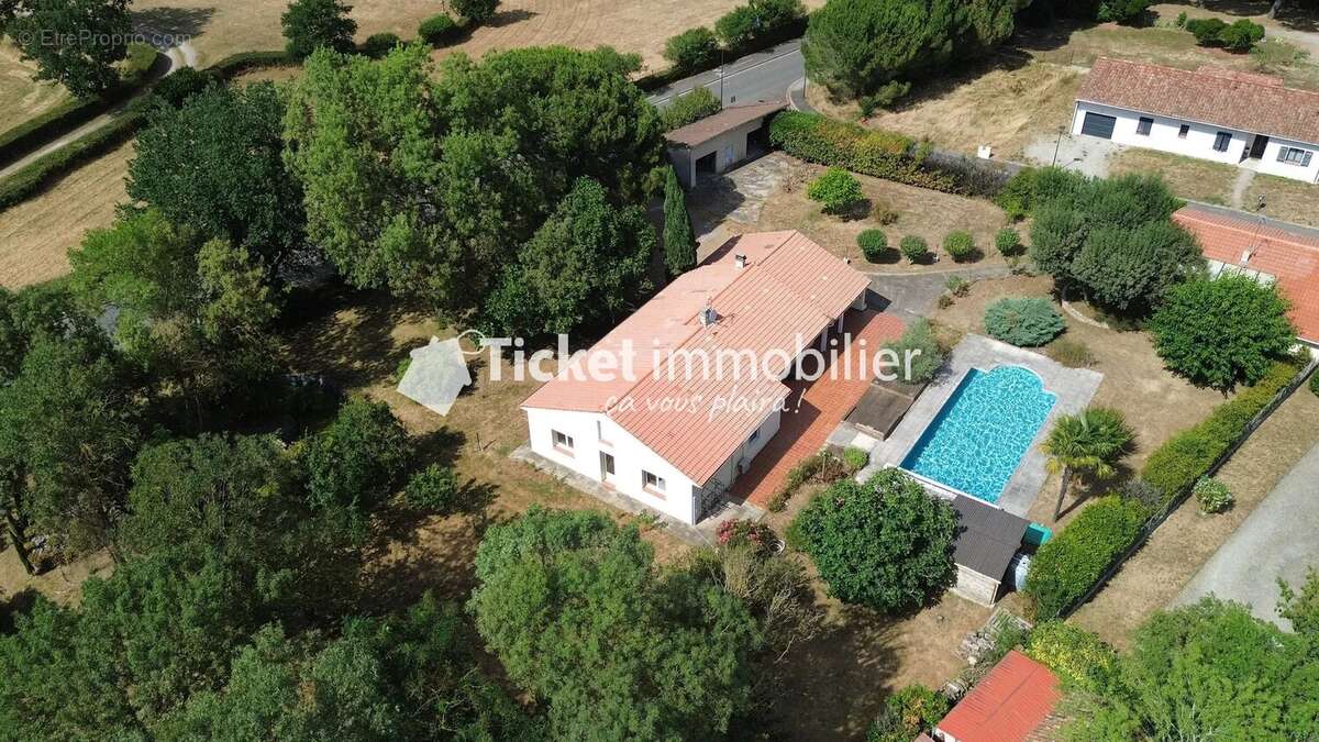 Maison t5 de 160m2, annexe t3 de 60m2, terrain de 3533m2, piscine au sel, climatisation etc ... - photo 2