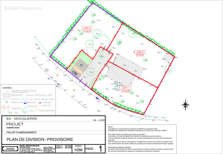 Terrain à MOUGUERRE