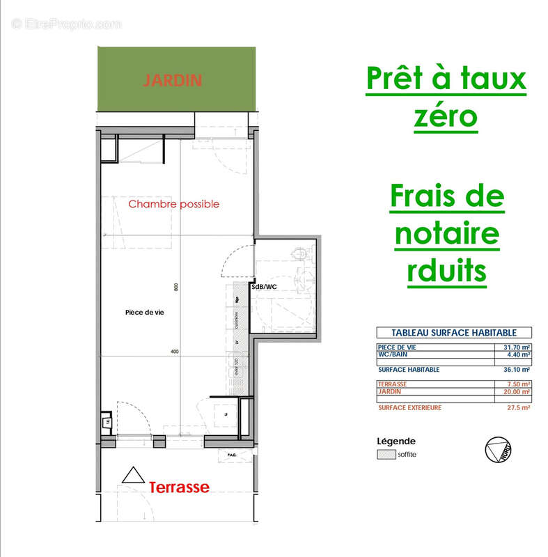 Appartement à MIRIBEL