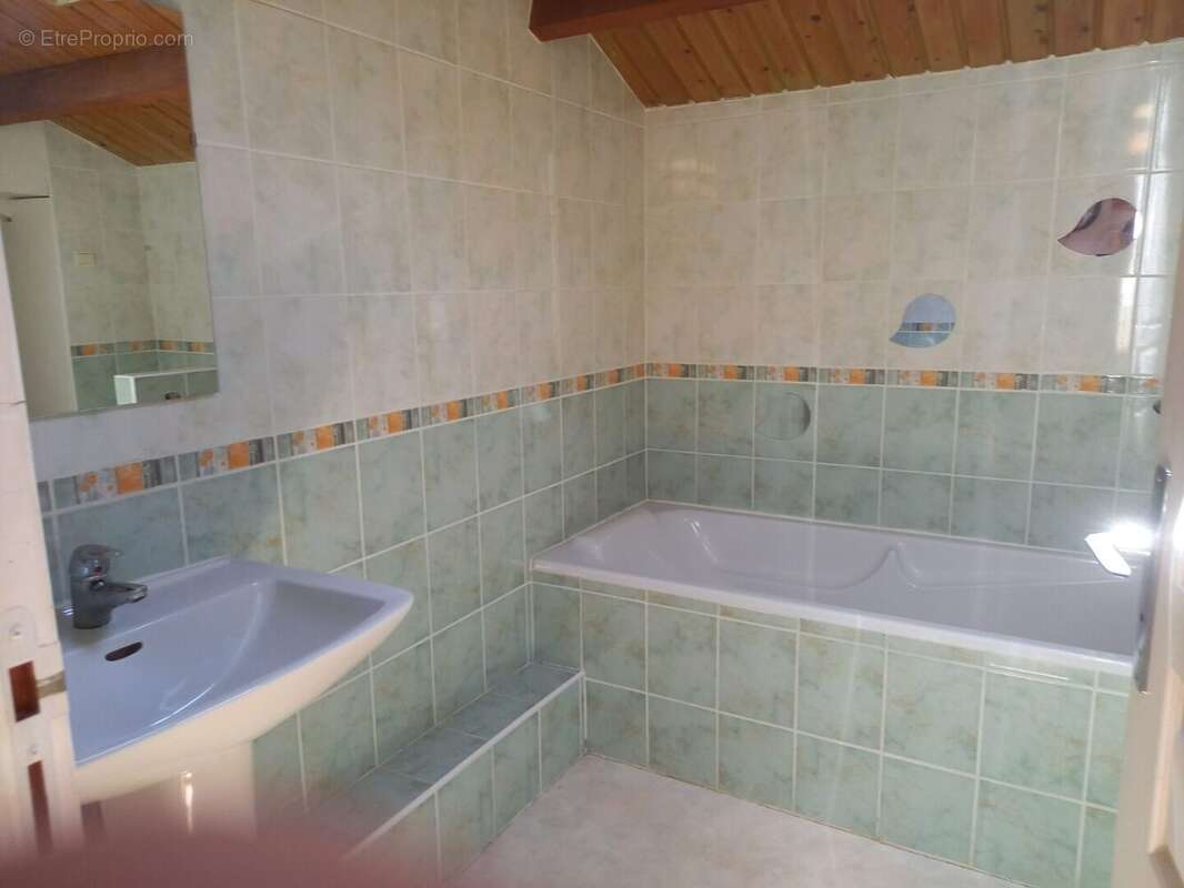 Deux maisons à vendre Sougé le Ganelon salle de bains - Maison à SOUGE-LE-GANELON