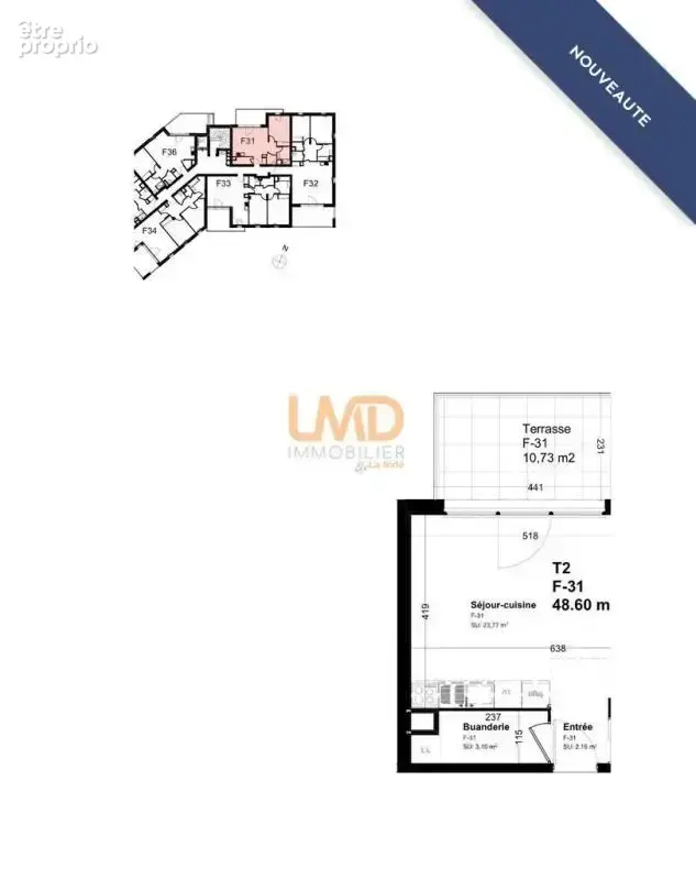 Roanne (42300) - T2 Neuf  + Terrasse  - 179 000 € - photo 3