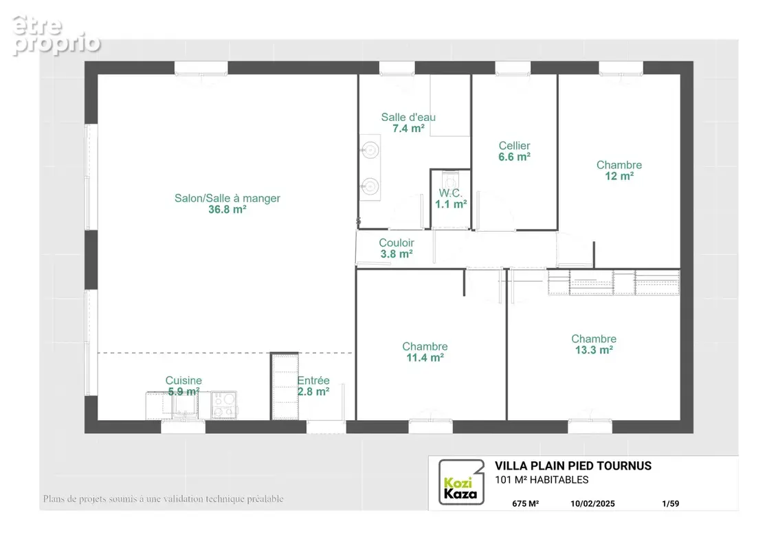 Maison 4 pièces   3 chambres   Jardin et terrasses couvertes   Tournus - photo 15