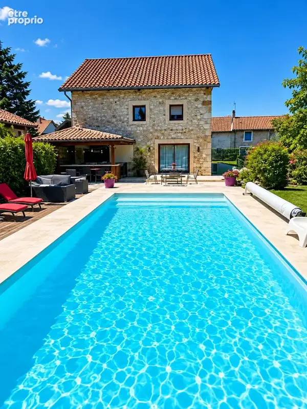 Saint-étienne-de-crossey   maison de charme 240 m2 habitable   piscine   terrain 1 200 m2 - photo 1