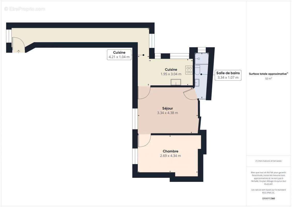 Appartement à PARIS-9E