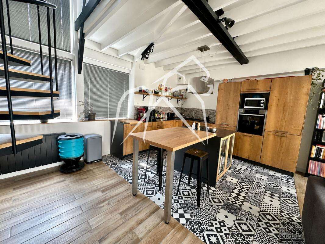 Bel appartement T3 type loft  Rouen entre Saint Gervais, Gare et Vieux marché - photo 2