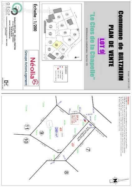 Terrain à BILTZHEIM