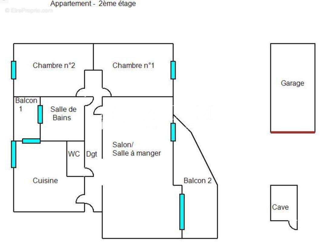 Appartement à ECKBOLSHEIM