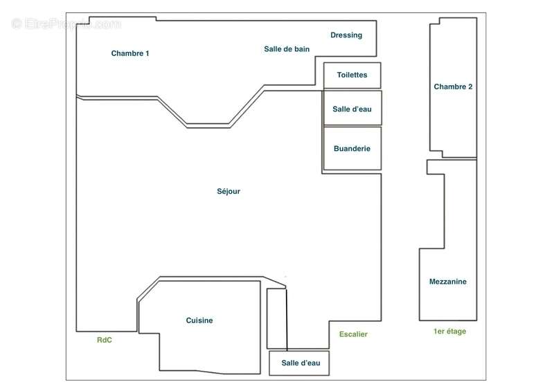 Paris XIème - Quartier Popincourt - Impasse privée - Appartement/Maison esprit loft 98m2 - photo 16