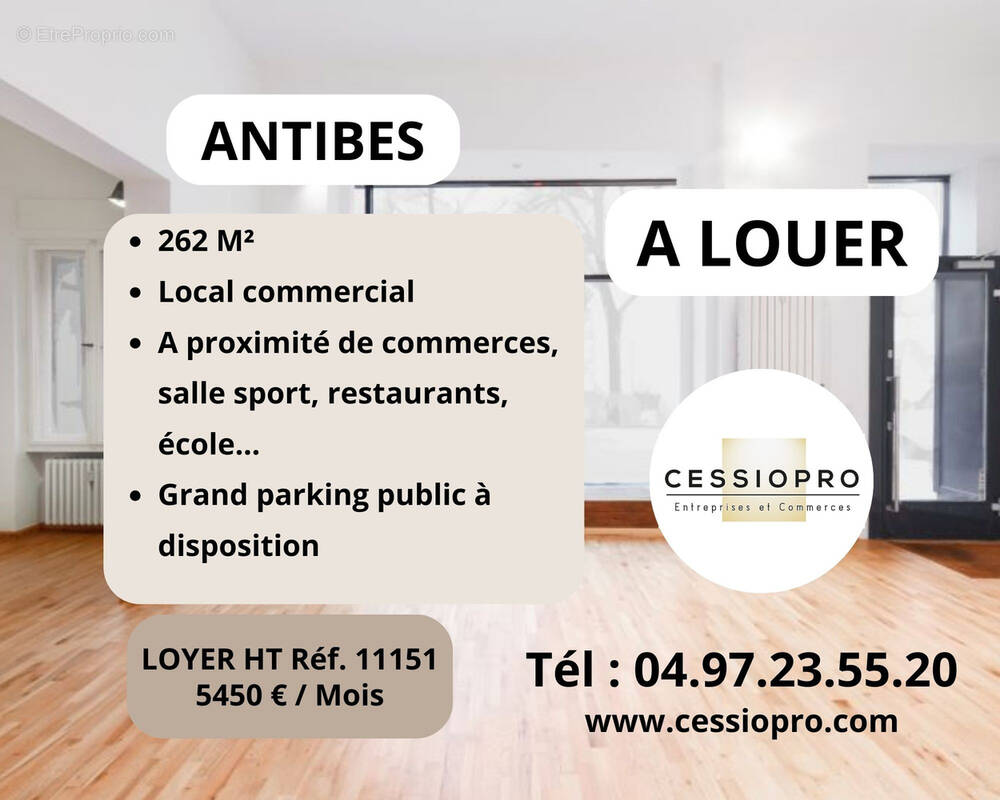 Commerce à ANTIBES
