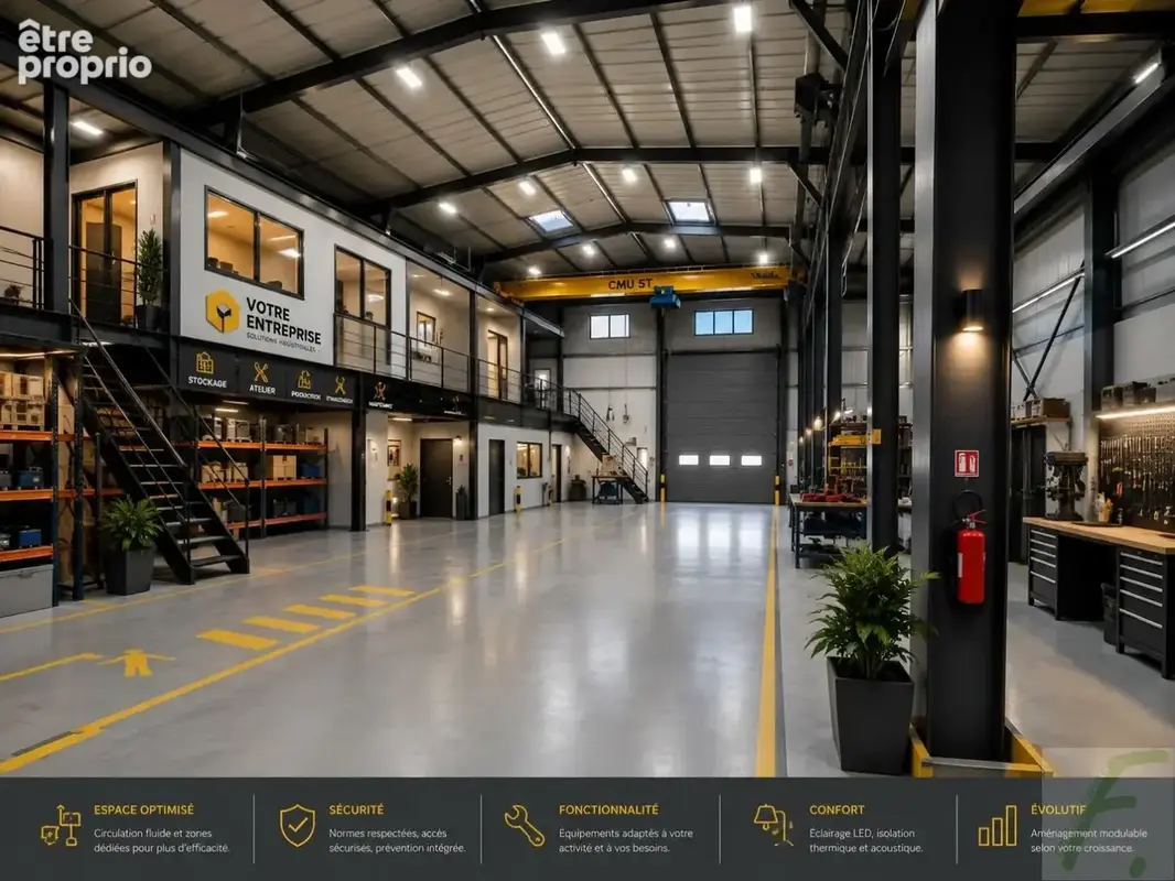 A VENDRE - Local industriel de 1 400m² à 20km de Grenoble - photo 7