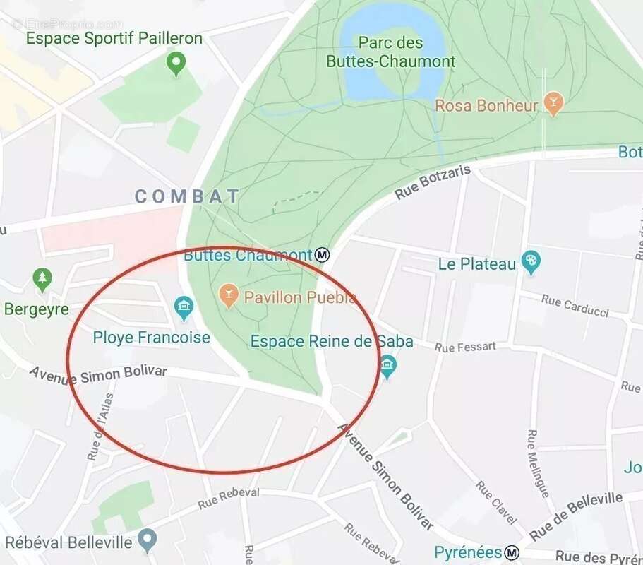 Parking à PARIS-19E