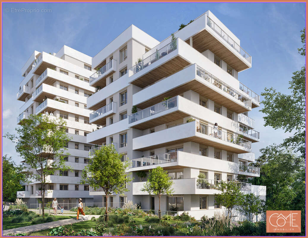 Type 3 de 76,85m²  - dernier etage - terrasse 33m² et parking - triplement expose - saint helier - rennes - photo 4