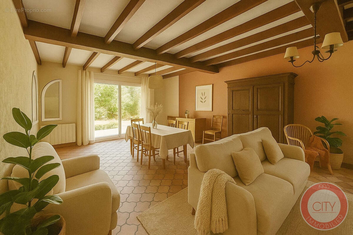 PHOTO NON CONTRACTUELLE - PIECE DE VIE  - Maison à BOULIAC