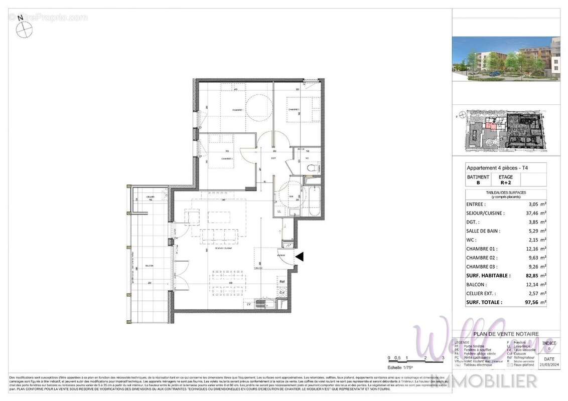 VEFA - Appartement T4 de 82m² (Est) avec parking inclus à Annecy - photo 11