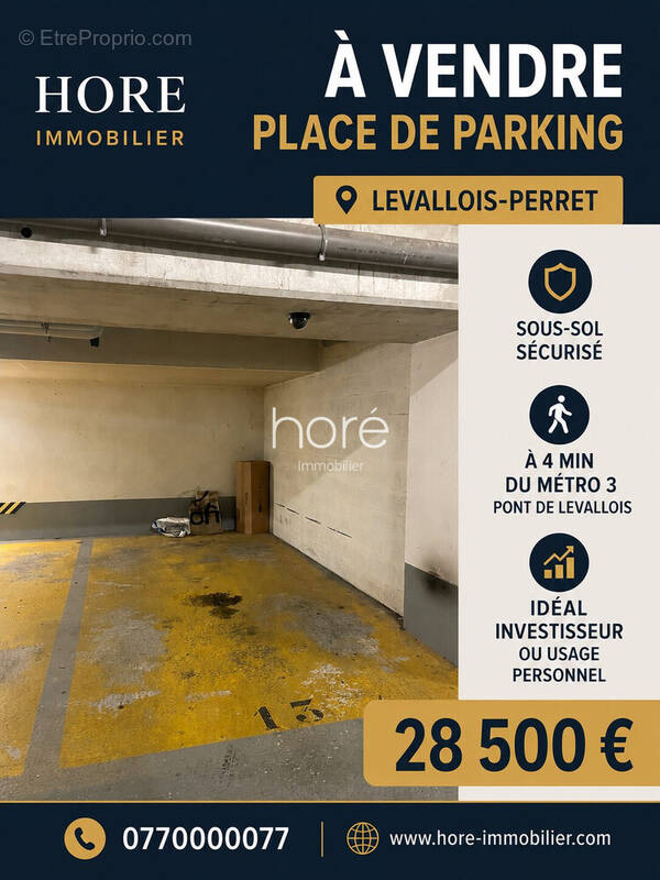 Parking à LEVALLOIS-PERRET