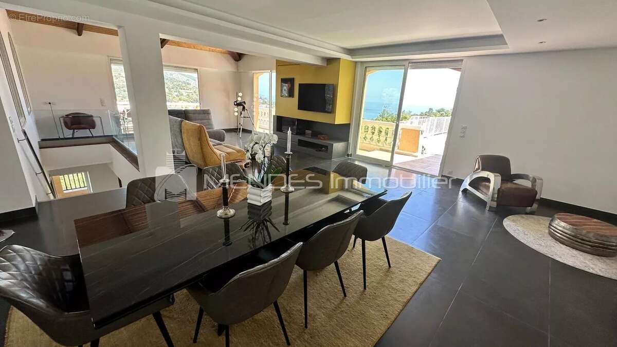 Vue mer panoramiques - villa menton - - photo 5