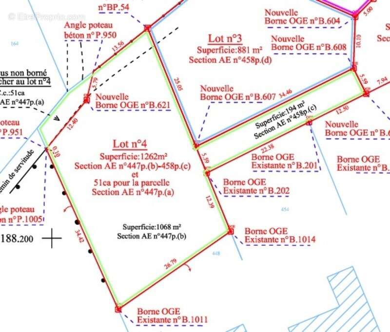 Terrain à LE PALAIS-SUR-VIENNE