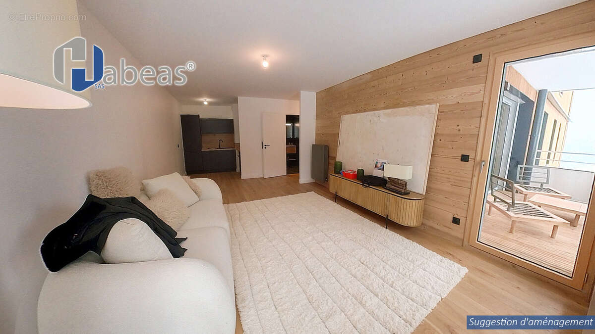 T2 avec 1 chambre et un Balcon de 16.31m², Un Casier à Ski, et un cellier - photo 3