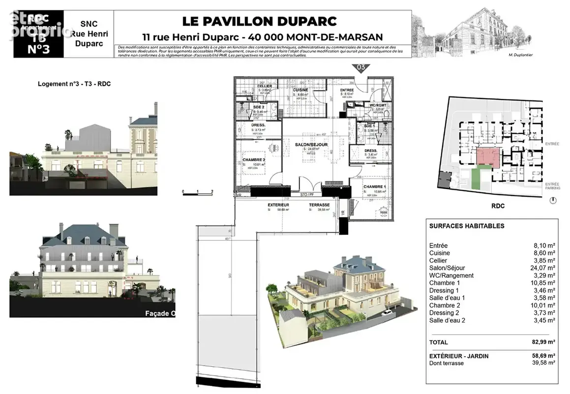 Appartement Mont De Marsan 3 pièces 82,99 m² - photo 8