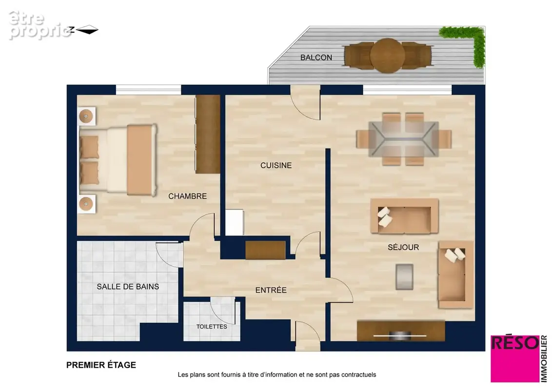 Appartement 2 pièces 55 m² à vendre à Ville-La-Grand (74100) - photo 2