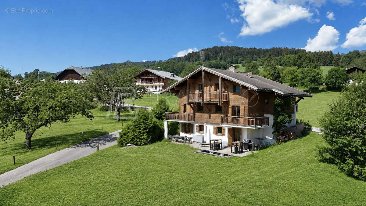 Chalet composé de cinq appartements   300 m2 avec vue exceptionnelle sur le Mont-Blanc - photo 2