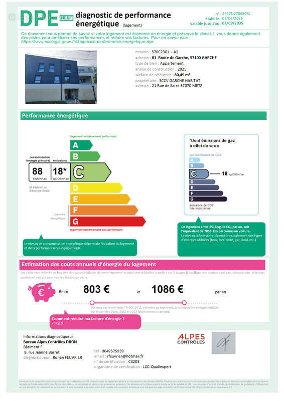 Appartement à THIONVILLE