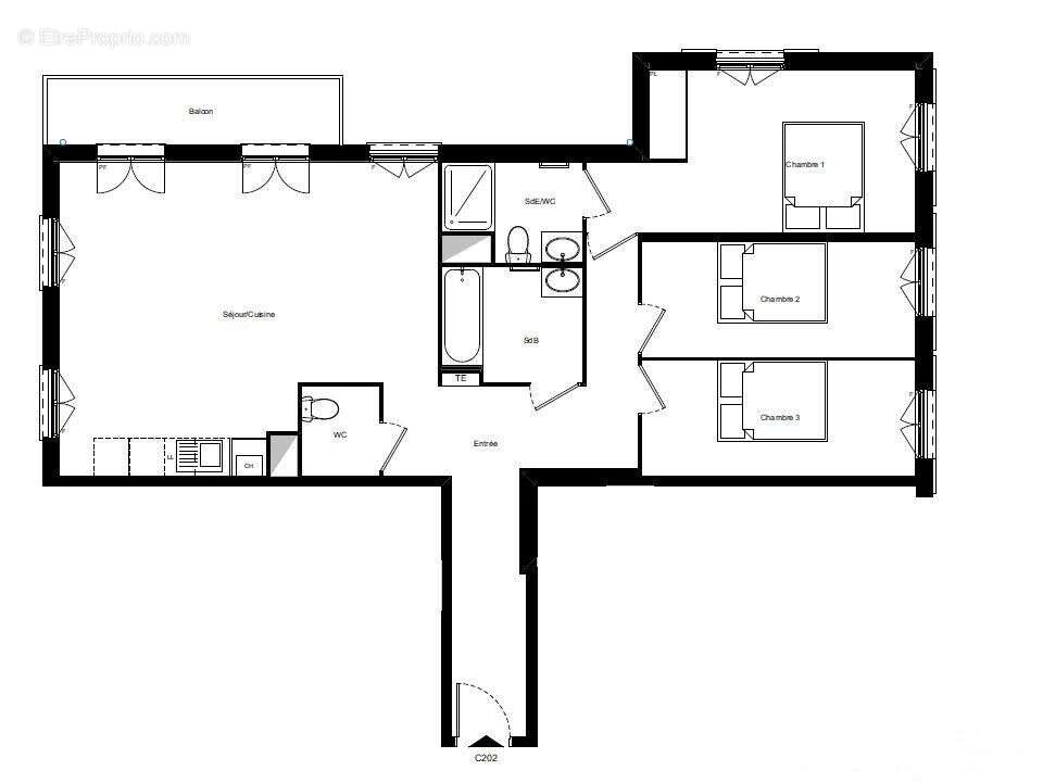 Appartement à COMPIEGNE