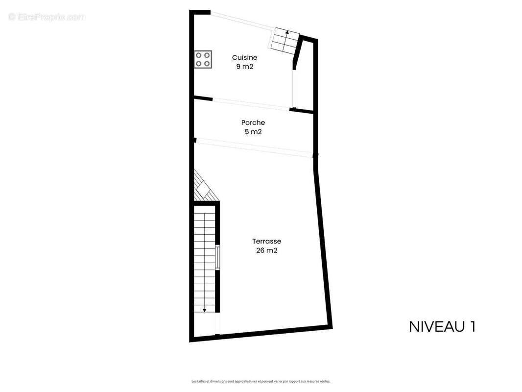 AVIGNON INTRA-MUROS. Appartement T2 35m² terrasse sans vis à vis - photo 6