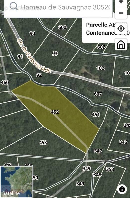 Terrain à SAINT-MARTIN-DE-VALGALGUES