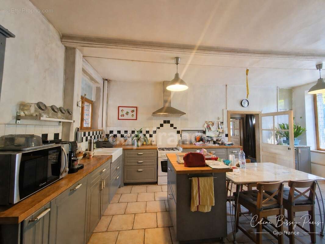 Ferme 4 pièces VILLECHETIVE (89), Plein pied, 2 chambres, cour, jardin, nombreuses dépendances, garage 2 voitures, Comble aménag - photo 5