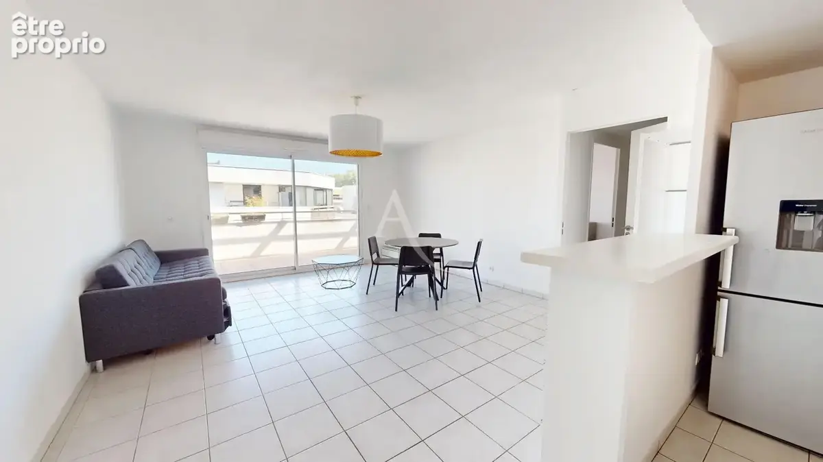 T2 49,75 m² Dernier étage Terrasse 16 m² Garage fermé Montpellier Rondelet - photo 2