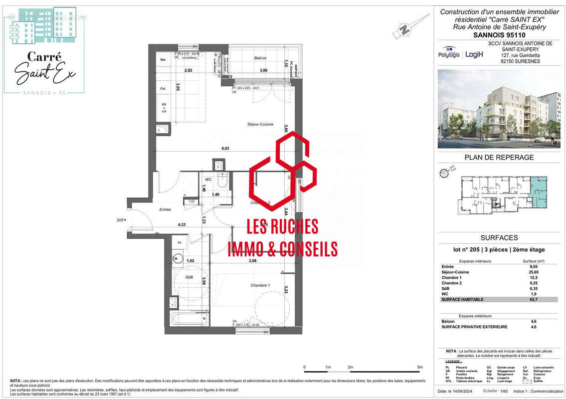 Appartement à SANNOIS