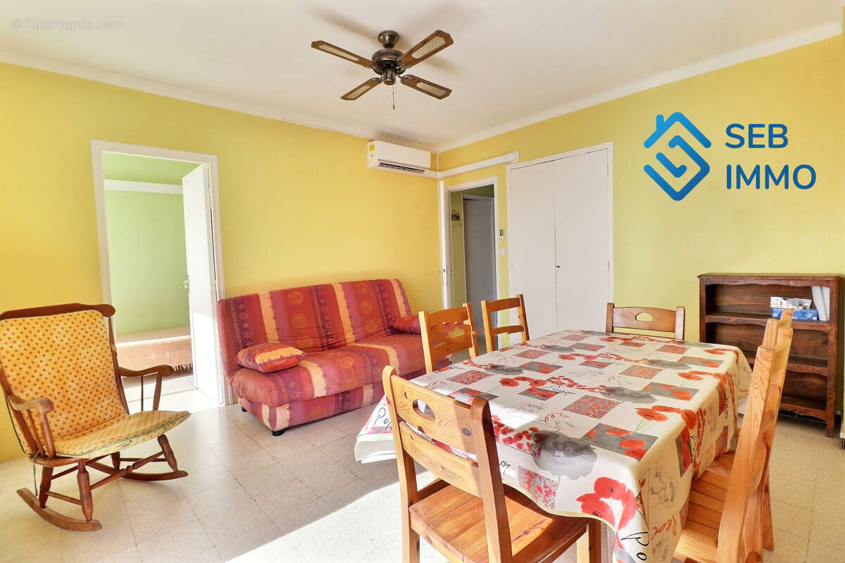A la vente : Appartement 3pièces vue mer et montagne au dernier étage de 51,24m2  + loggia de 8,24m2 - photo 2