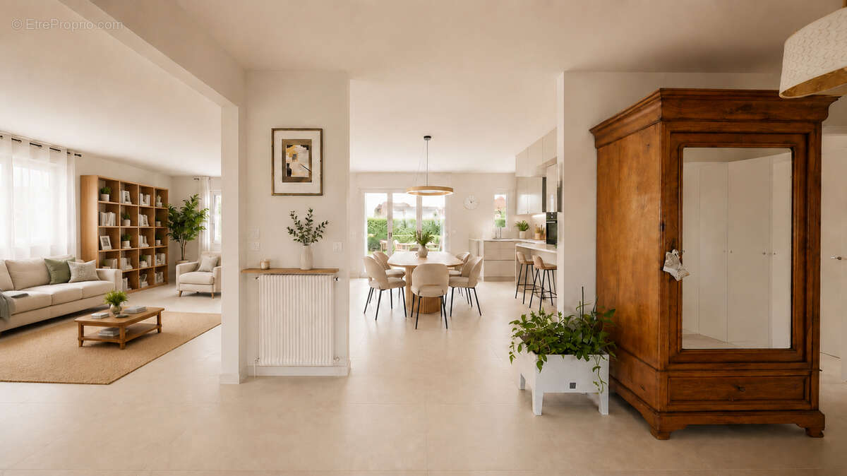 Maison 125m2  sur sous sol complet 3 chambres - photo 4