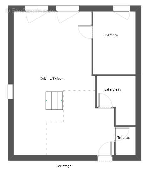 Appartement 1 pièce 44 m2 - photo 12
