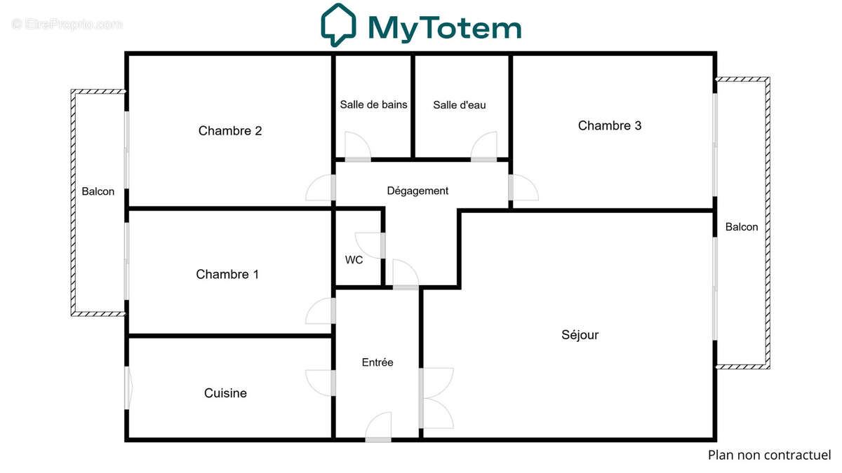 Appartement familial 4 pièces 3 chambres    100 m2   Avenue du Château, Meudon - photo 15