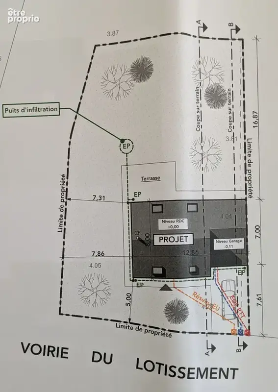 Terrain à bâtir 594 m² - Permis de construire obtenu - photo 6