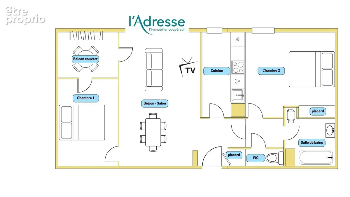 PLAISANCE DU TOUCH - Appartement T3 - 55m² + 2 parkings! - photo 6