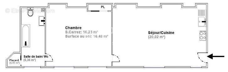 Appartement à PARIS-6E